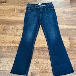 Democracy Flare Raw Hem Jeans